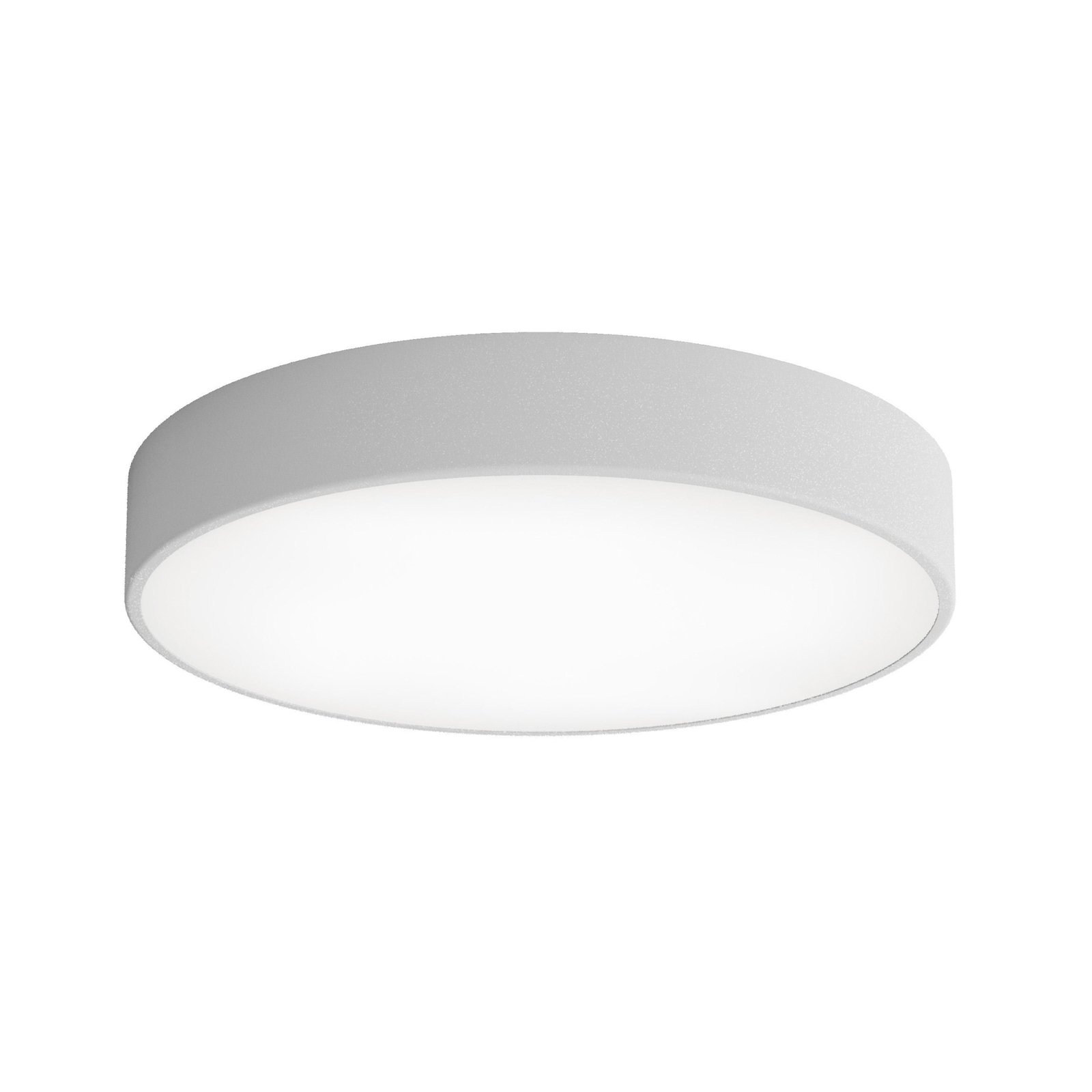 Cleo ceiling light, grey, Ø 50 cm, metal, IP54