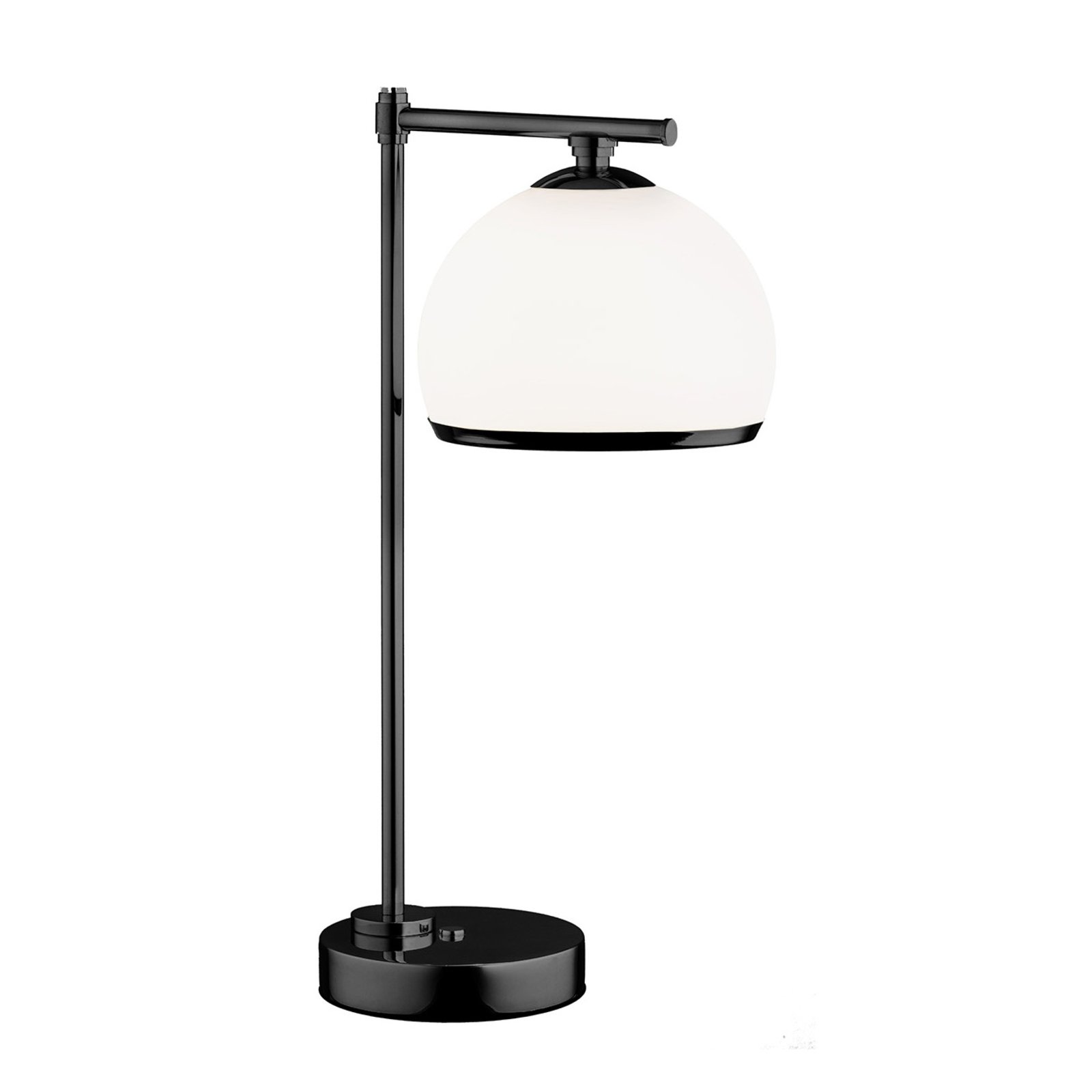 Lámpara de mesa Mina, 1 luz, negro