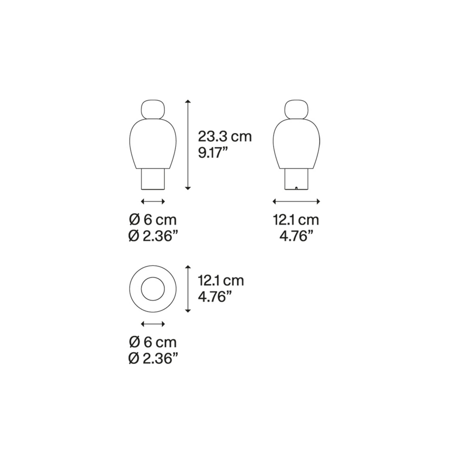 Easy Peasy ToGo Stolna lampa Lagoon Tirkiz/Honey/Zlato - Lodes