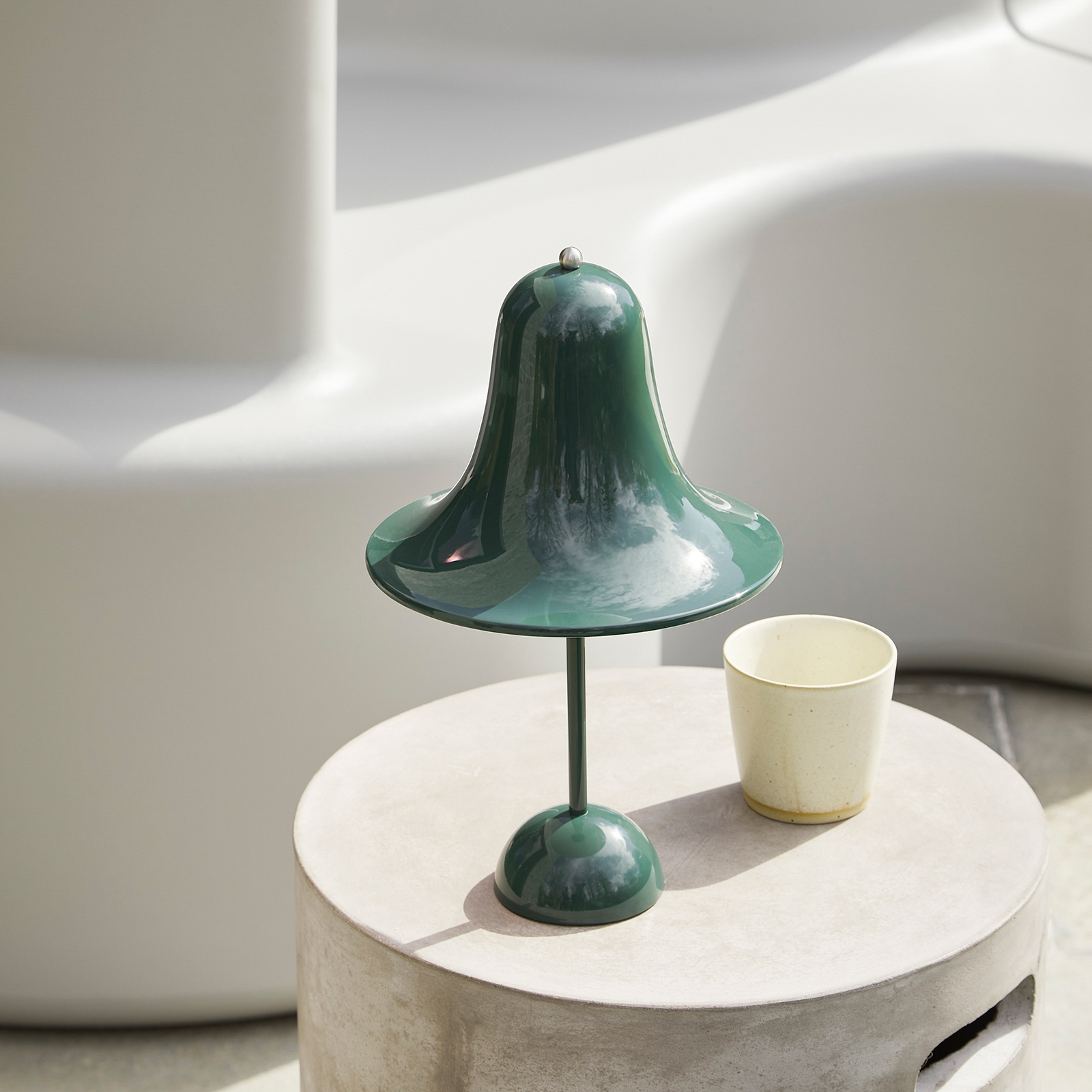 Pantop Portable Lanmpe de Table Dark Green - Verpan