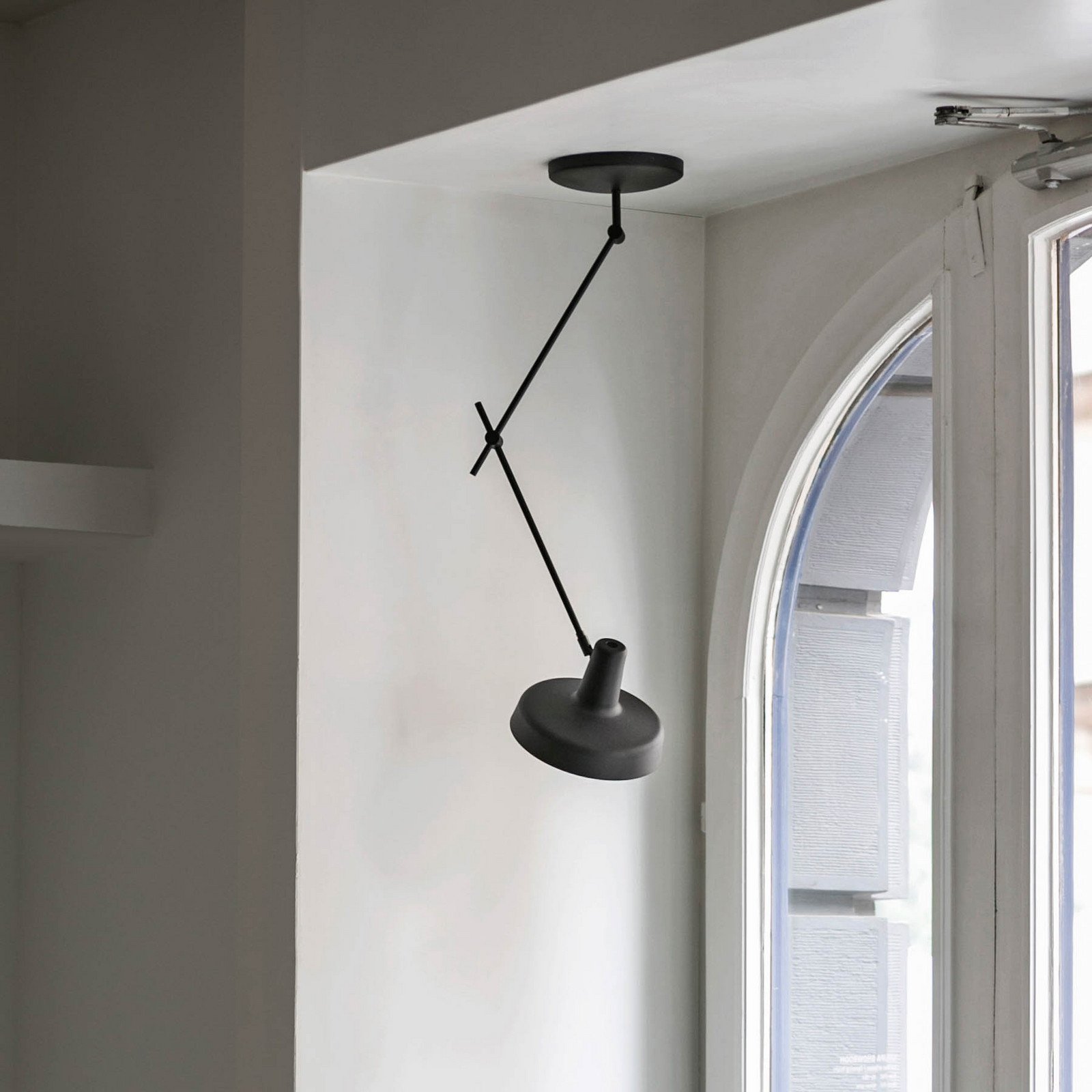 GRUPA Arigato plafon 1 lumină 70cm Ø23cm negru