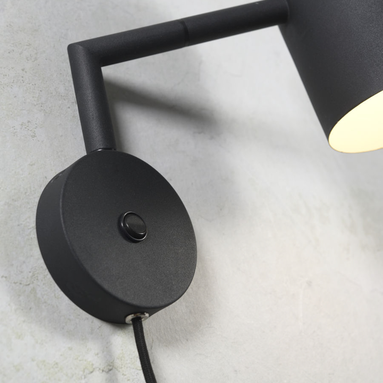 It's about RoMi Marseille wall light, black