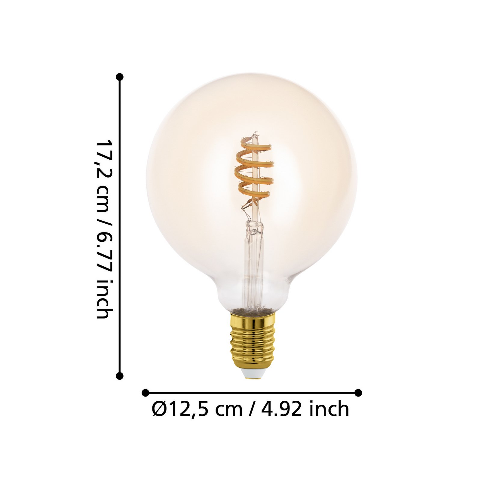 EGLO connect-z E27 G125 LED bol 5,5W 400lm CCT