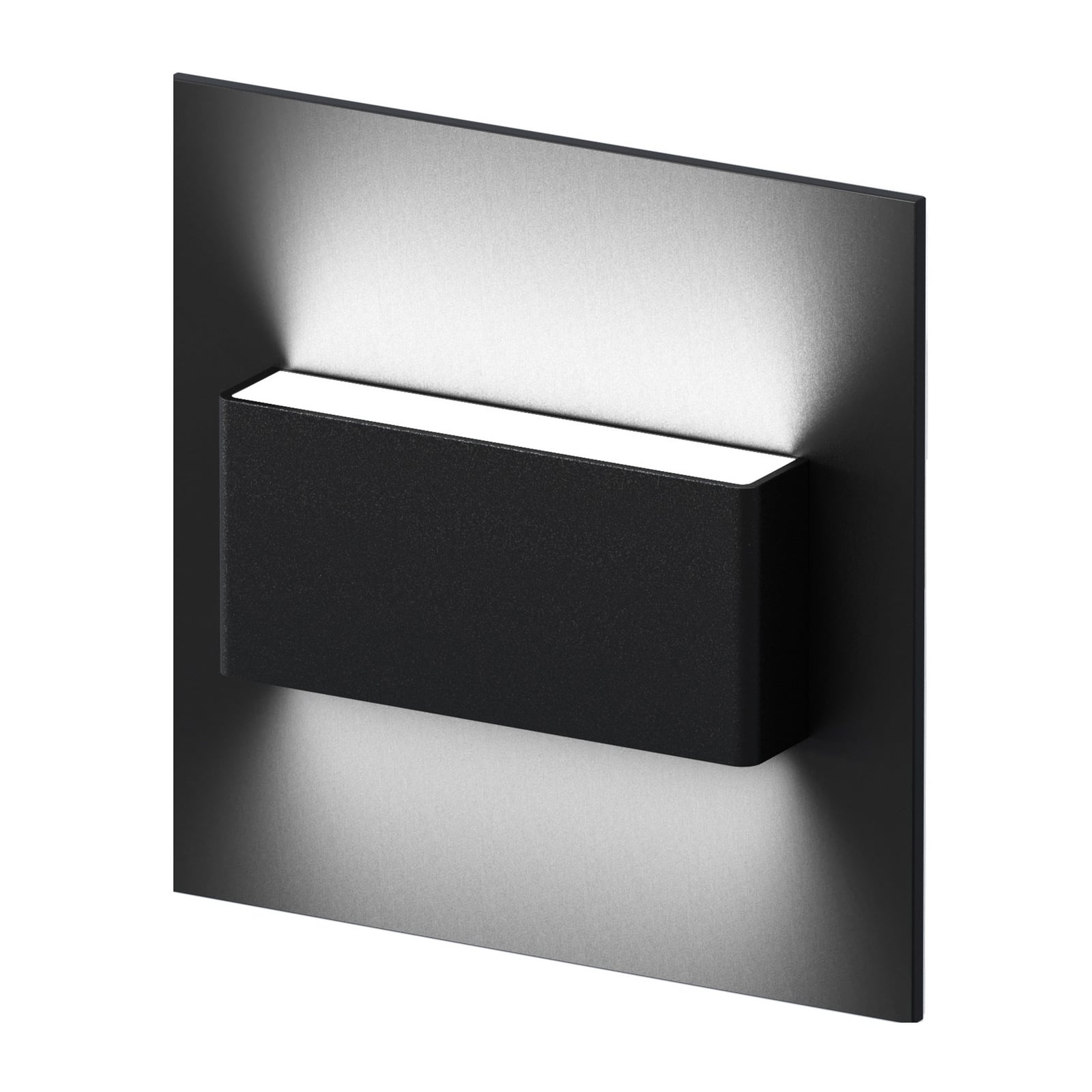 LED-Stufenleuchte Nivela up & down schwarz dimmbar
