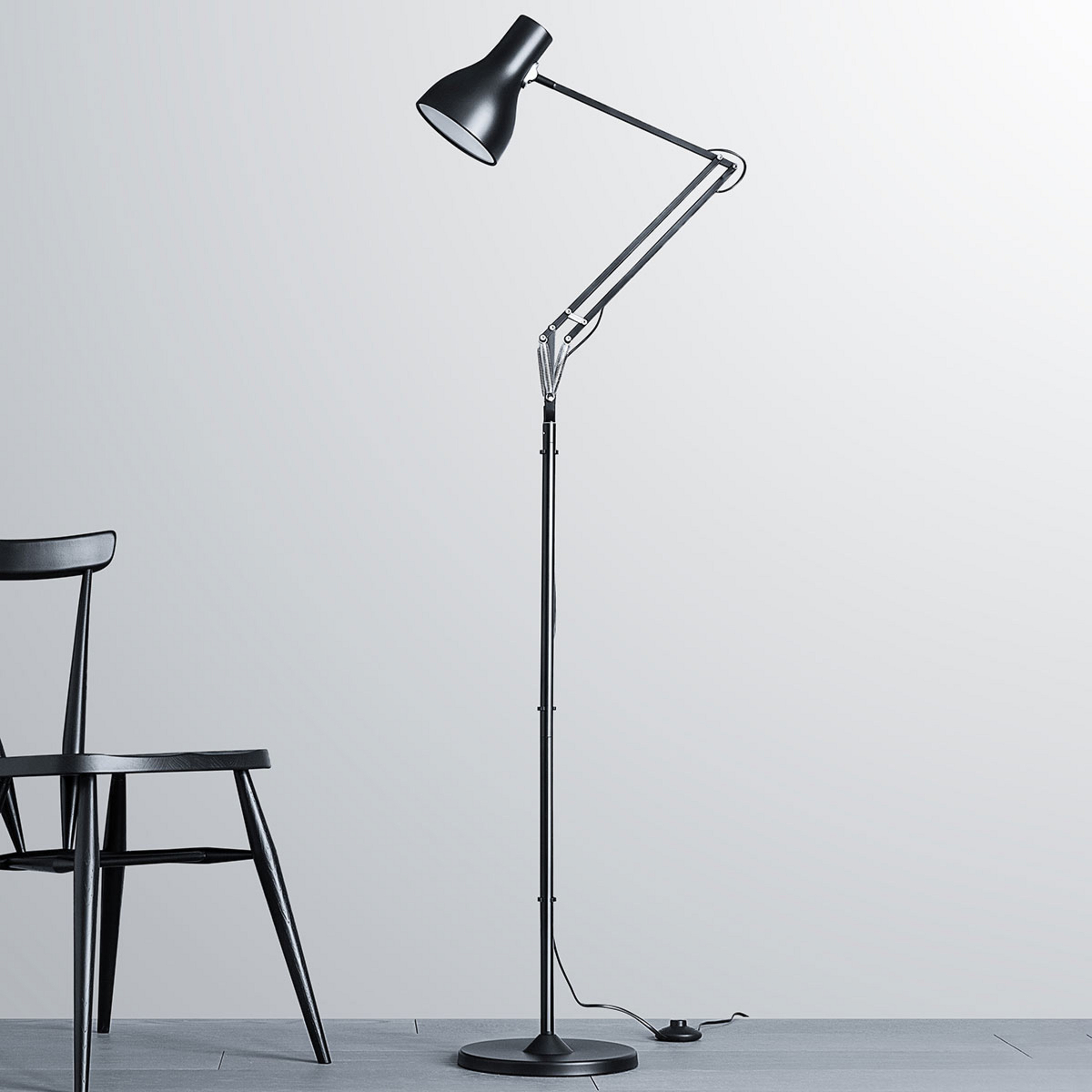 Lampe sur pied Anglepoise Type 75 noir velours
