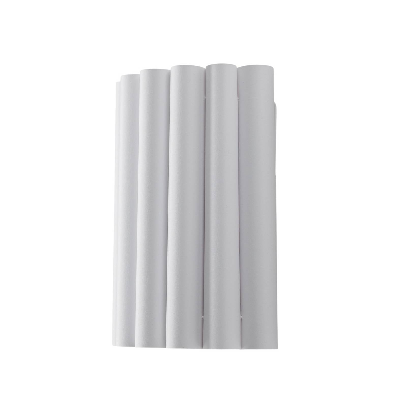 Wandleuchte Aria, weiß, Microfaser, E27