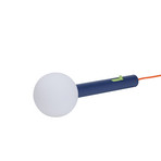 Zidna svjetiljka Talk, LED, plava/narančasta, duljina 30 cm – Lijepa