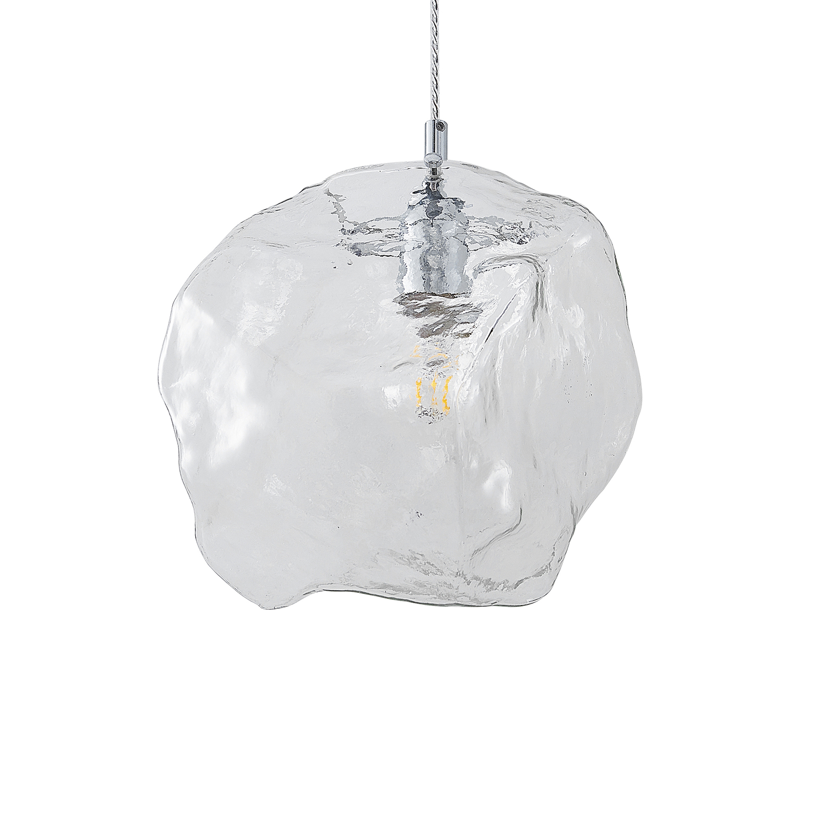Lucande Valina hanglamp van glas, decentraal