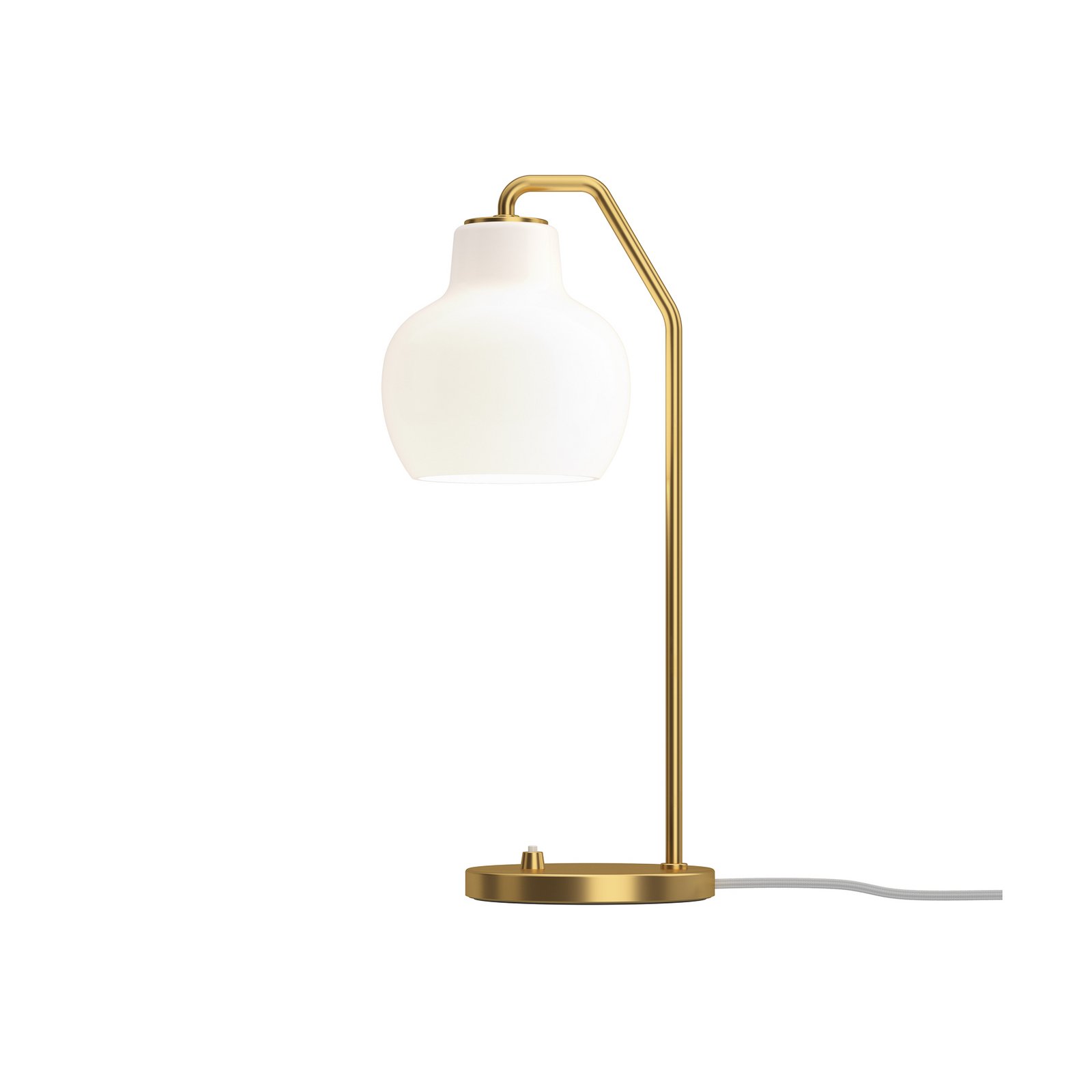 VL Ring Crown Tischlampe weiß/messing E14 - Louis Poulsen