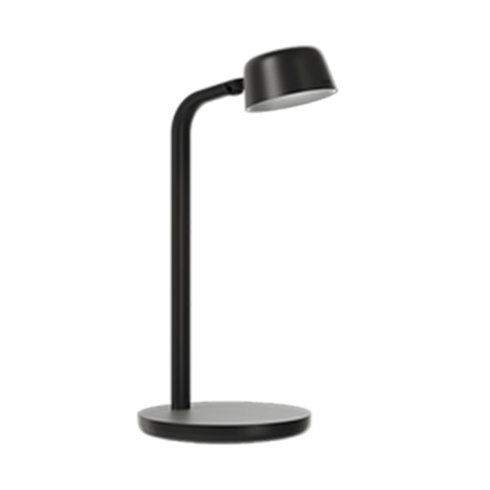 "Motus Mini" LED stalinė lempa, nuo silpnos iki šiltos spalvos, juoda