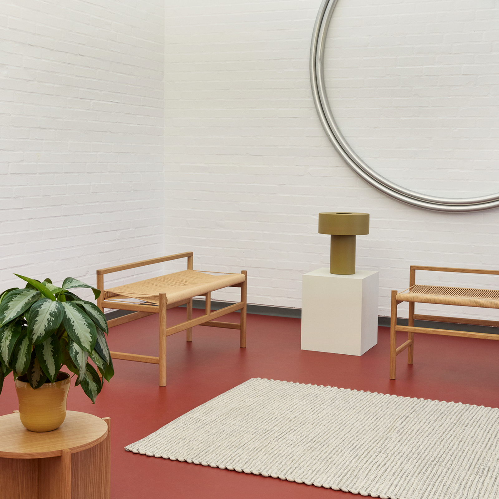 Aki Lampe de Table Khaki - Hübsch