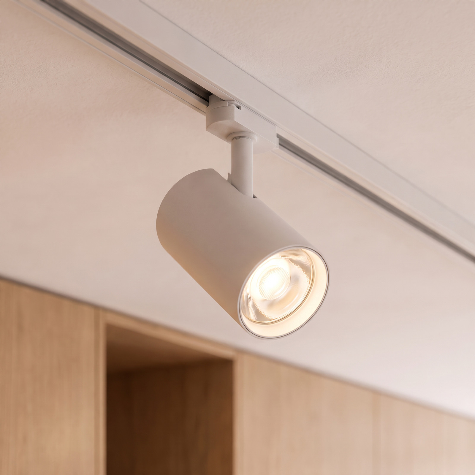 Spot sur rail Designline Tube, blanc, GU10 - Antidark