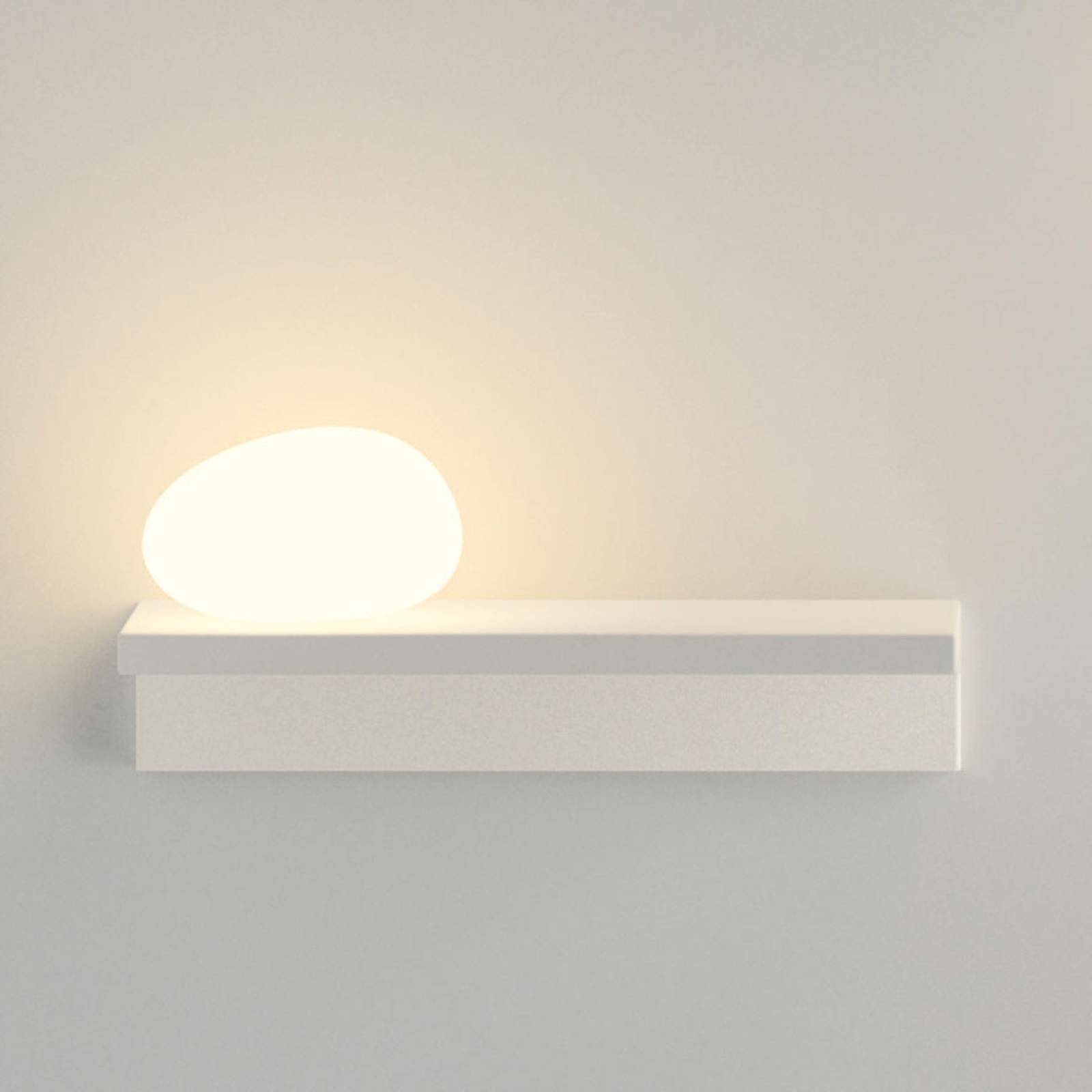 Vibia Suite nástenné LED svetlo 14 cm Kameň vľavo