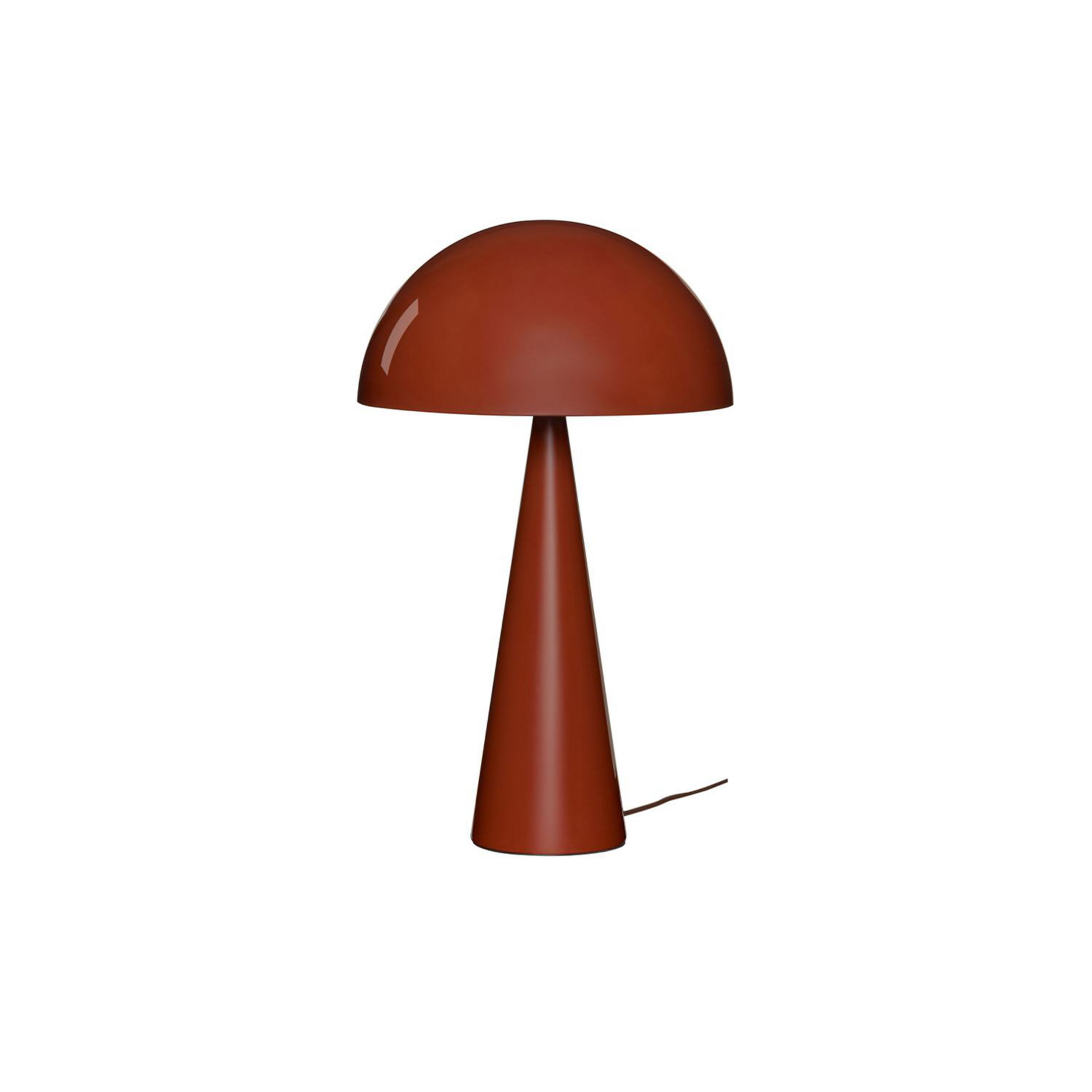 Mush bordlampe, brun, metall, høyde 50 cm - HÜBSCH