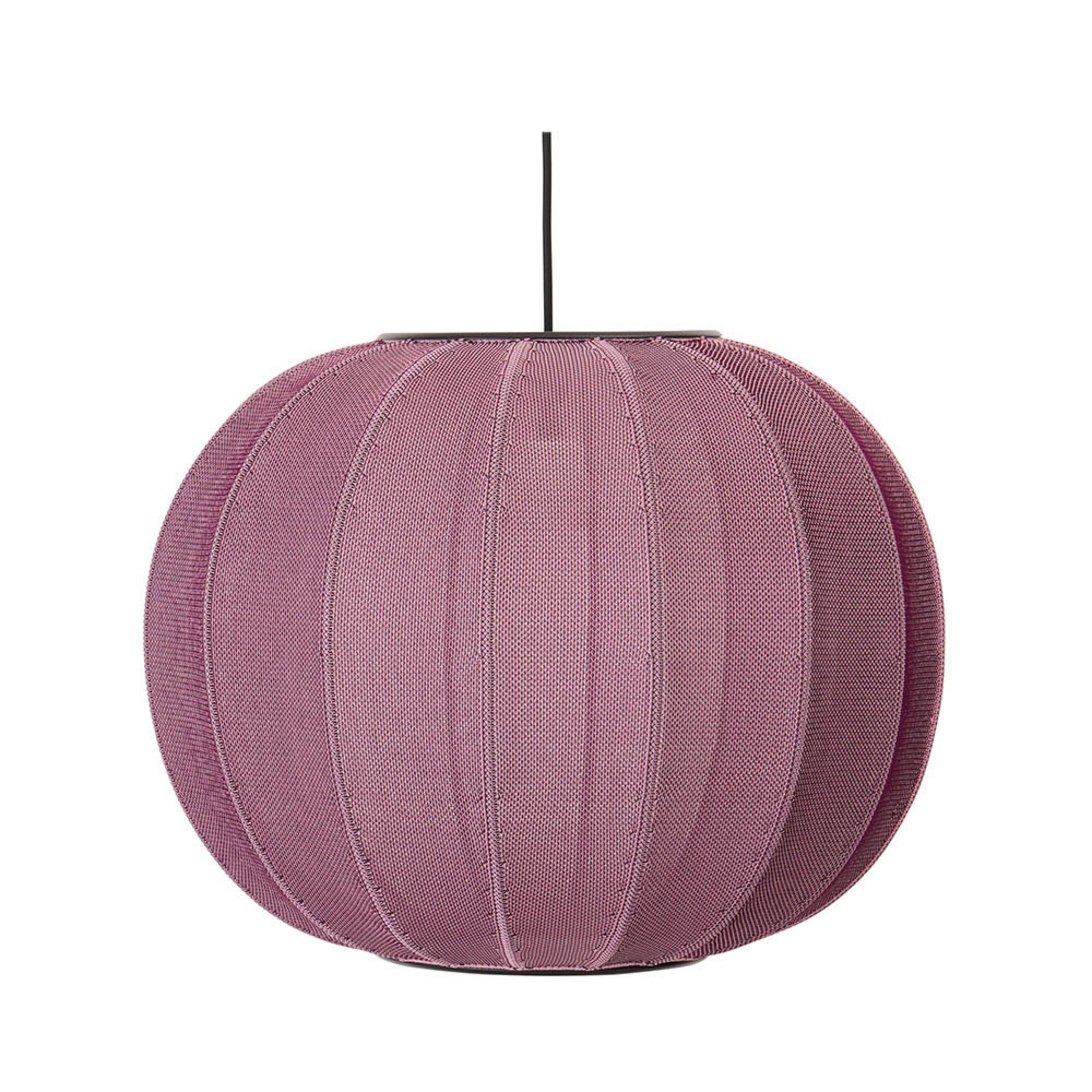 Knit-Wit 45 Round LED Suspension Burgundy - Made By Hand
