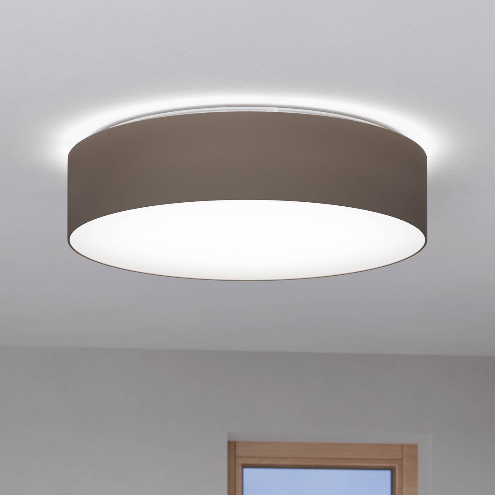 EGLO connect EGLO connect Romao-Z LED stropní světlo Ø57 taupe
