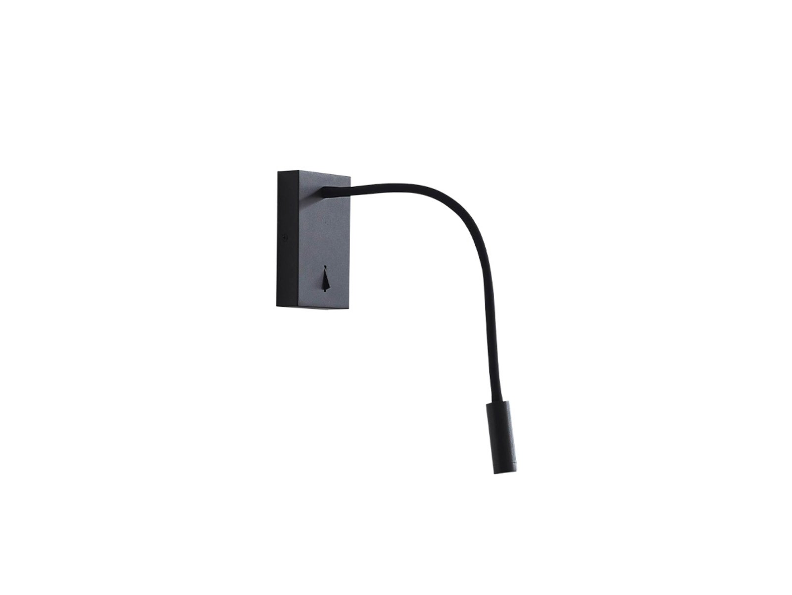 Hetti LED Aplique de Pared Negro - Lucande