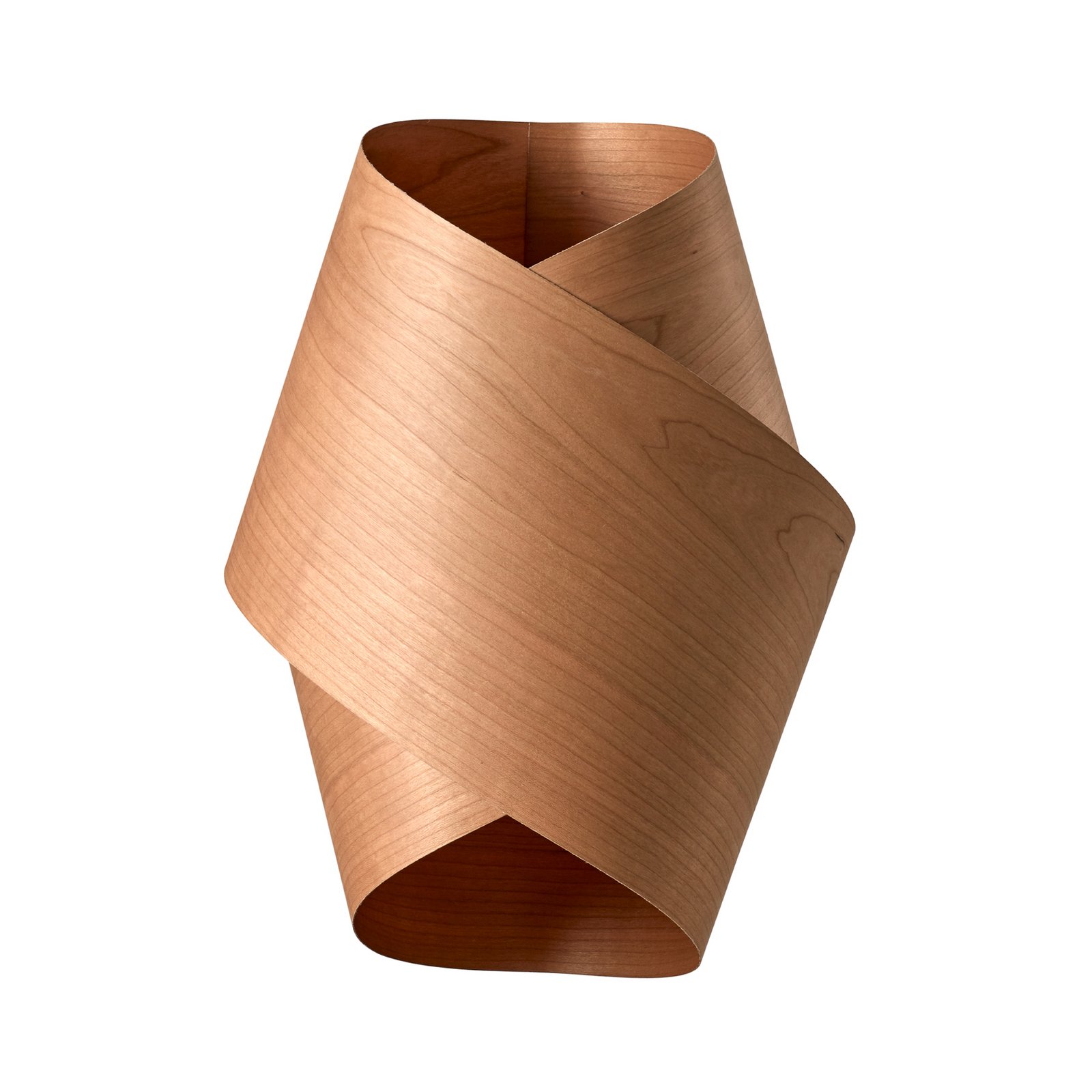 LZF vegglampe Orbit, kirsebærtrefarget, bredde 19 cm, tre