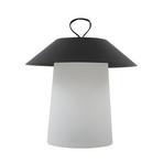 Kalina LED Portátil Ao ar livre Candeeiro de mesa Preto/Branco - Lindby
