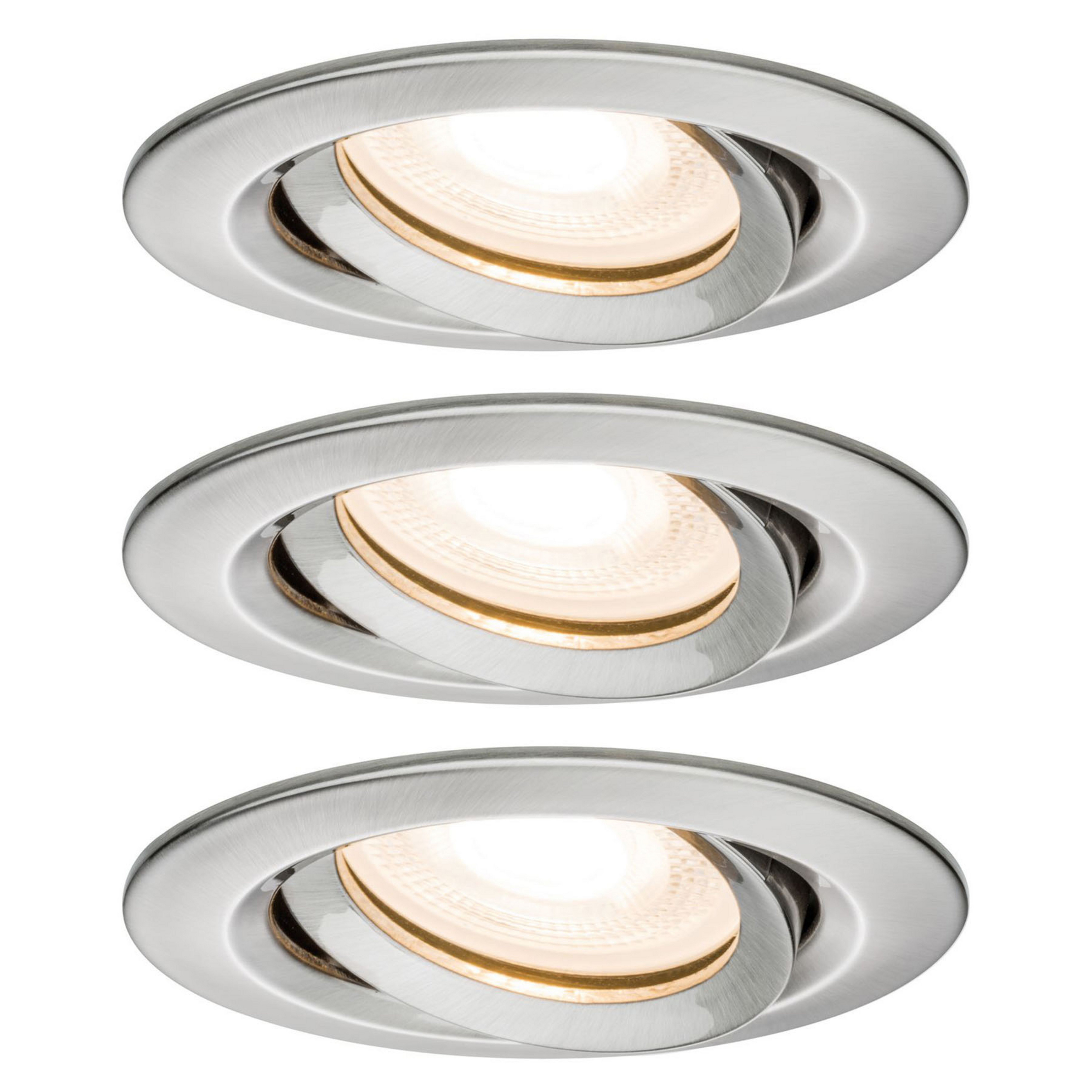 Paulmann Nova LED-indbygningsspot, dæmpbar, IP65, jern