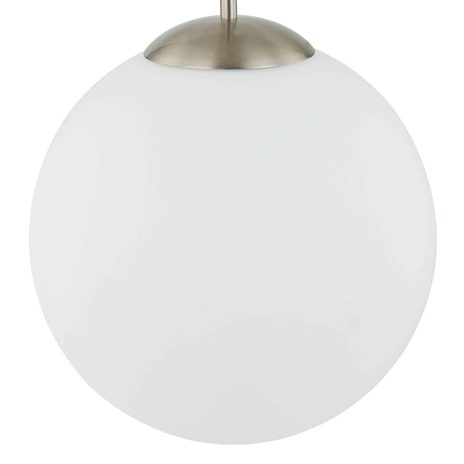 Lindby Rhona pendant light, opal glass globe 30 cm