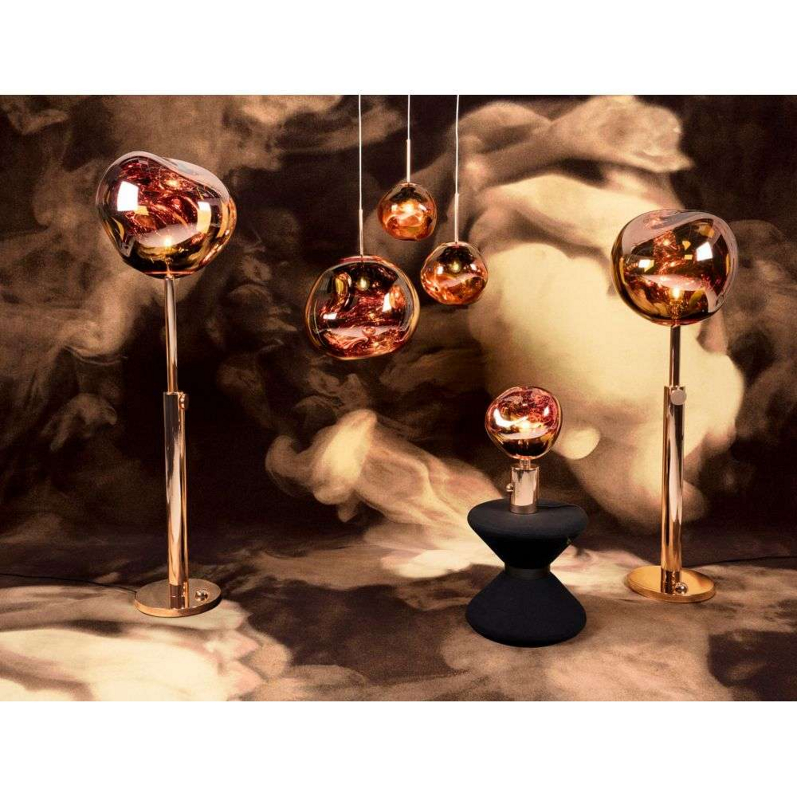 Melt Asztali Lámpa Copper - Tom Dixon