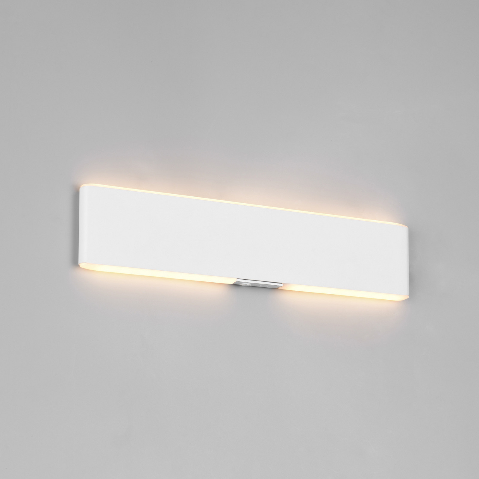 Trio Lighting Aplică de perete cu LED și baterie reîncărcabilă Conchita lățime 32 cm albă - Camera de zi / sufragerie - Modern - alb mat - Metal