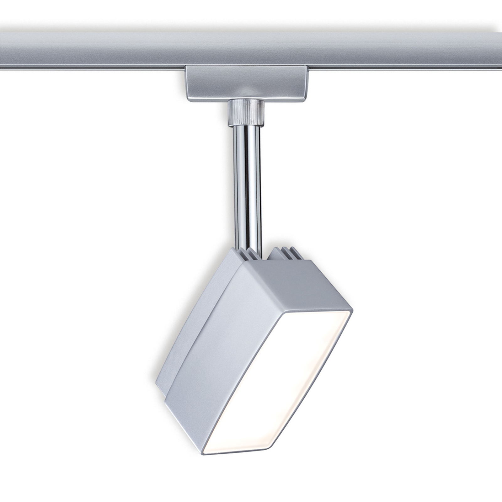 Paulmann URail Pedal LED spot 5 W in chrome, for Living / Dining Room, metal, 5 W, energy efficiency: A+, W: 5 cm, H: 17.5 cm