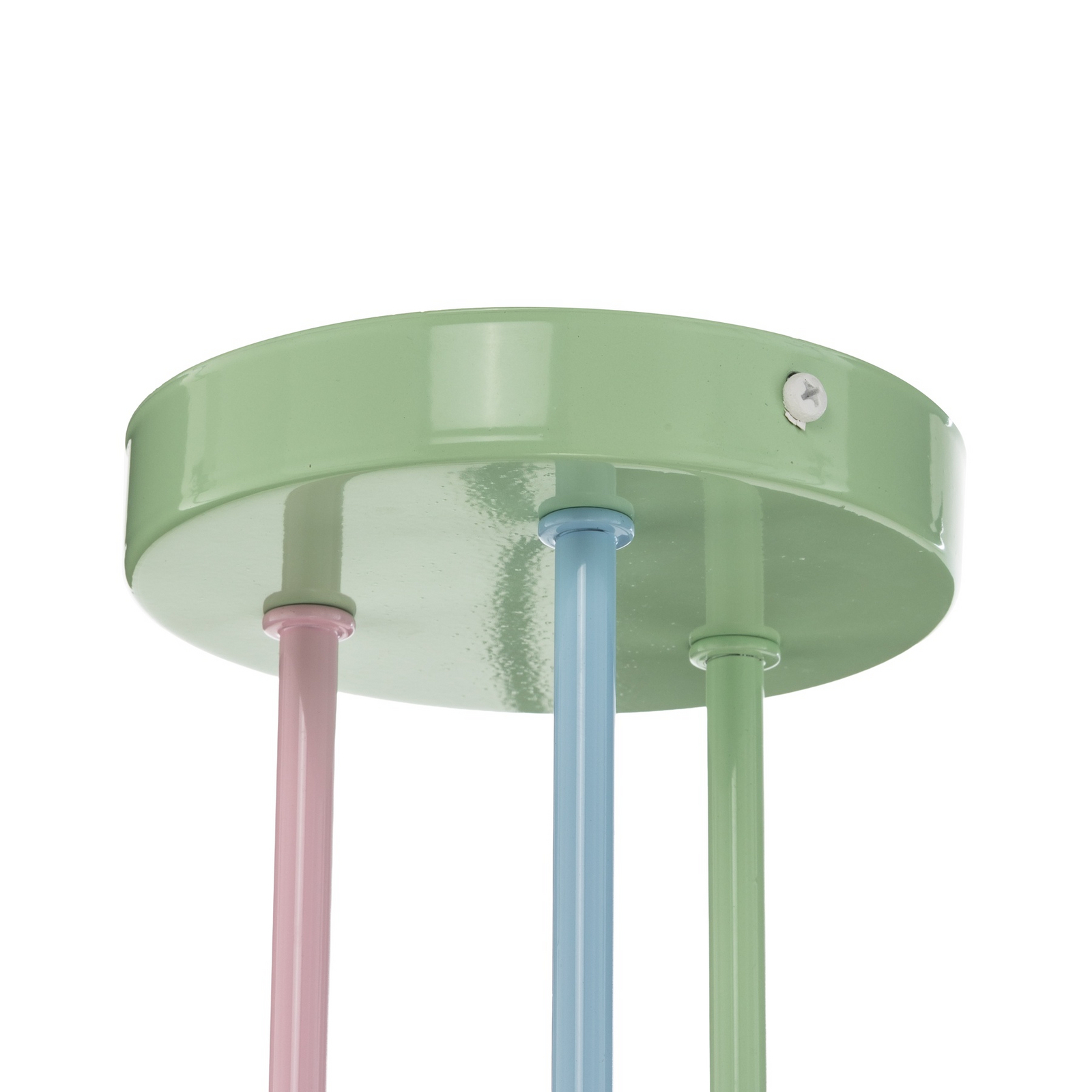 Oxford ceiling light, multicolour, metal, 3-bulb, E27