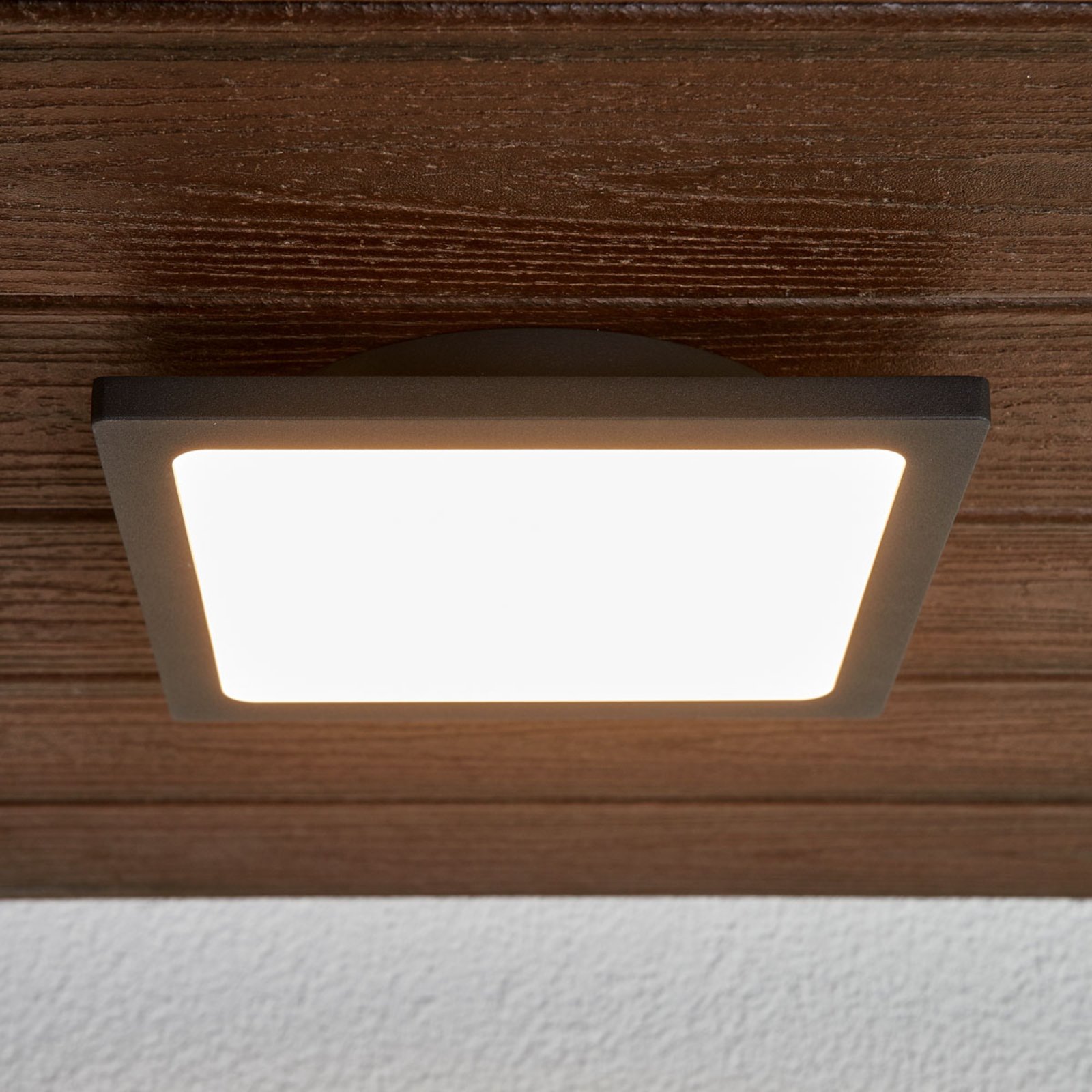 LED-Außendeckenlampe Mabella in Dunkelgrau