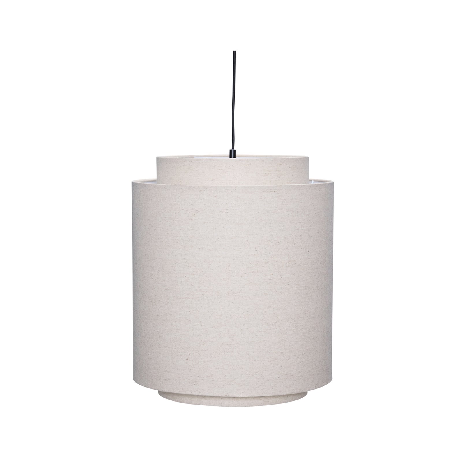 Sable Hängelampe, sandfarben, Ø 40 cm, Textil - HÜBSCH Sable Hängelampe, sandfarben, Ø 40 cm, Textil - HÜBSCH