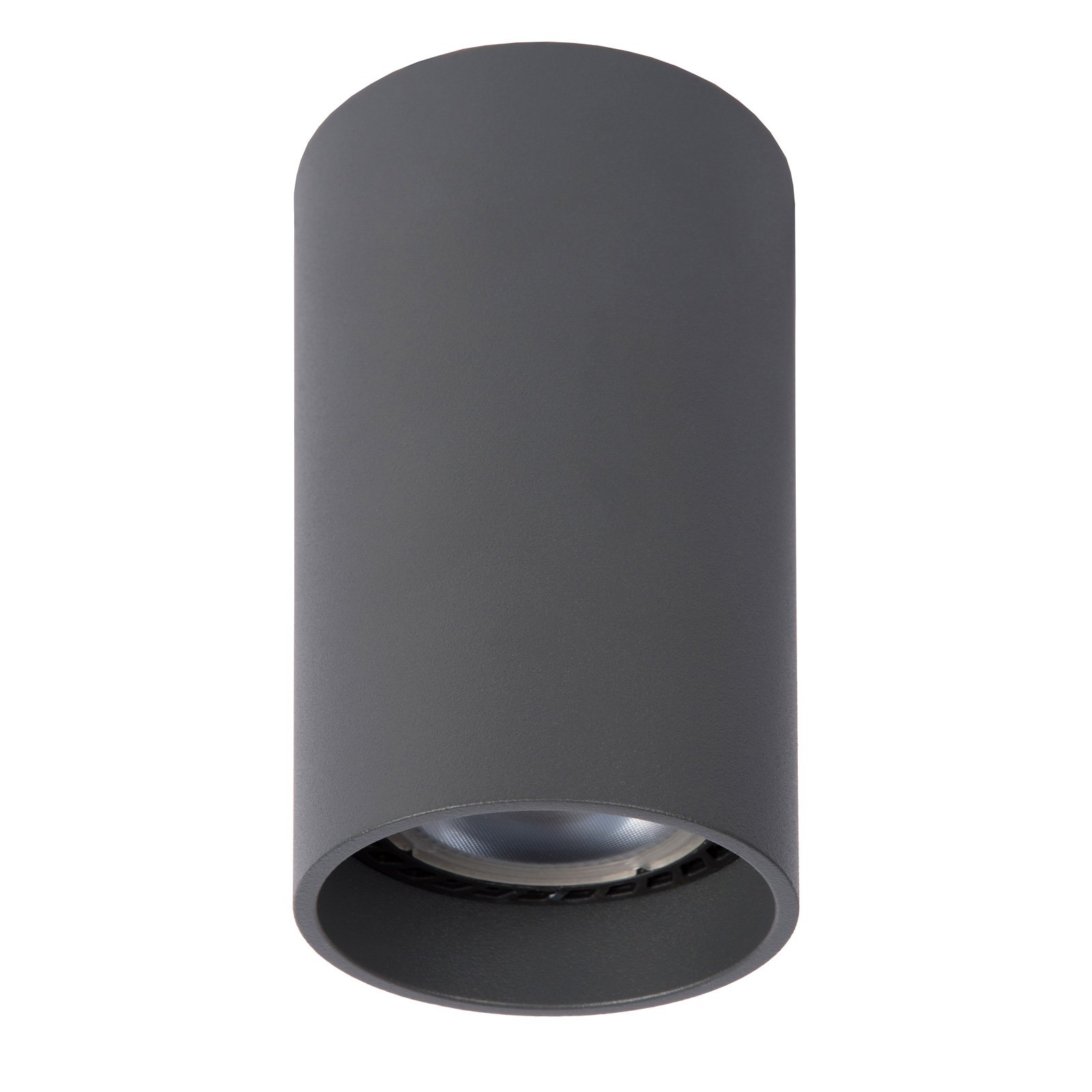 Plafonnier LED Delto dim to warm, rond, gris