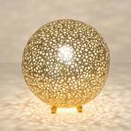 Stolní lampa Lily Piccolo, Ø 33 cm, zlatá