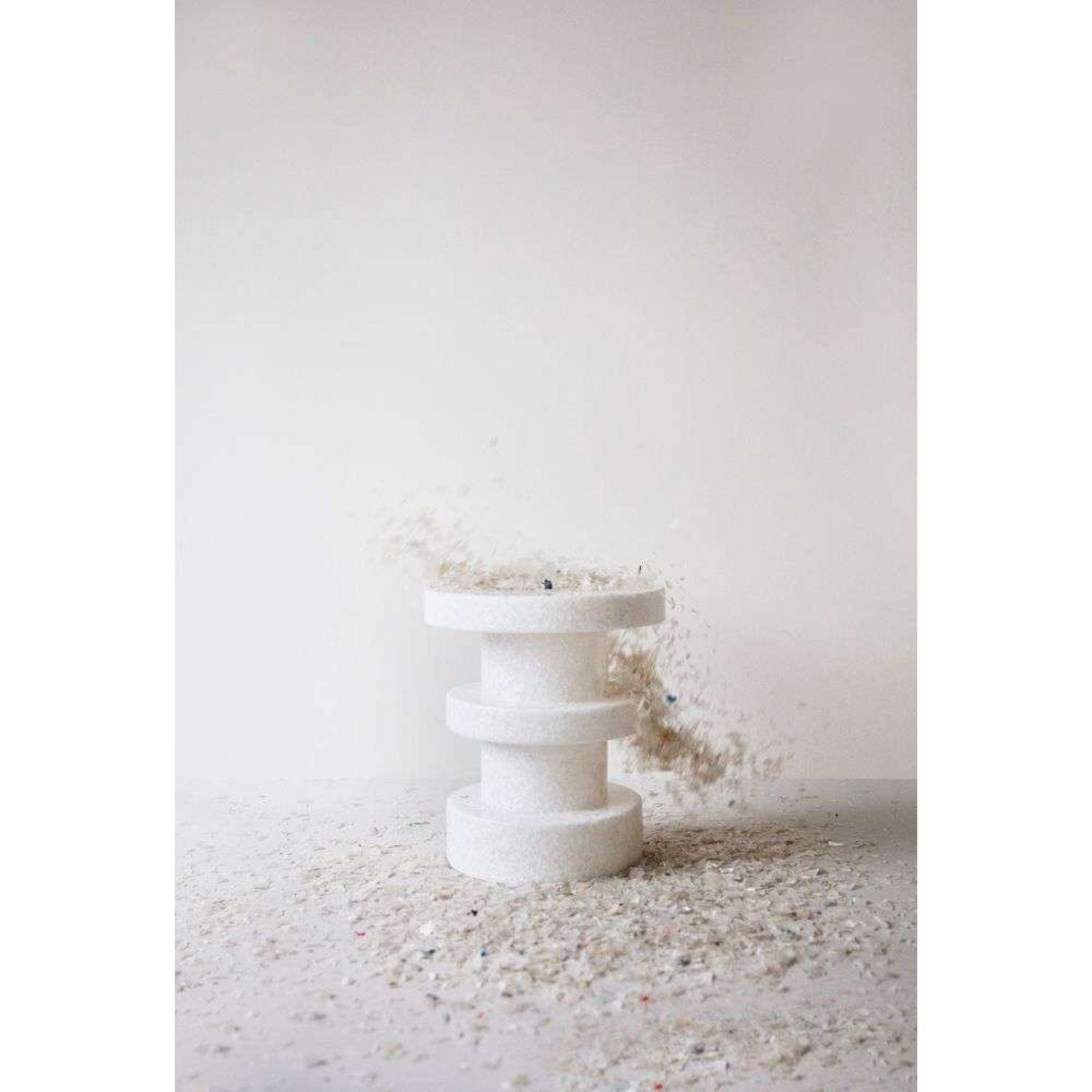 Bit Stool Stack White/White - Normann Copenhagen