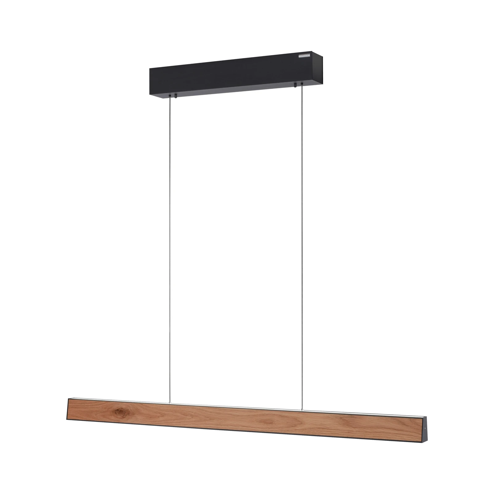 závěsné světlo PURE E-Motion, dub/černá perla, CCT