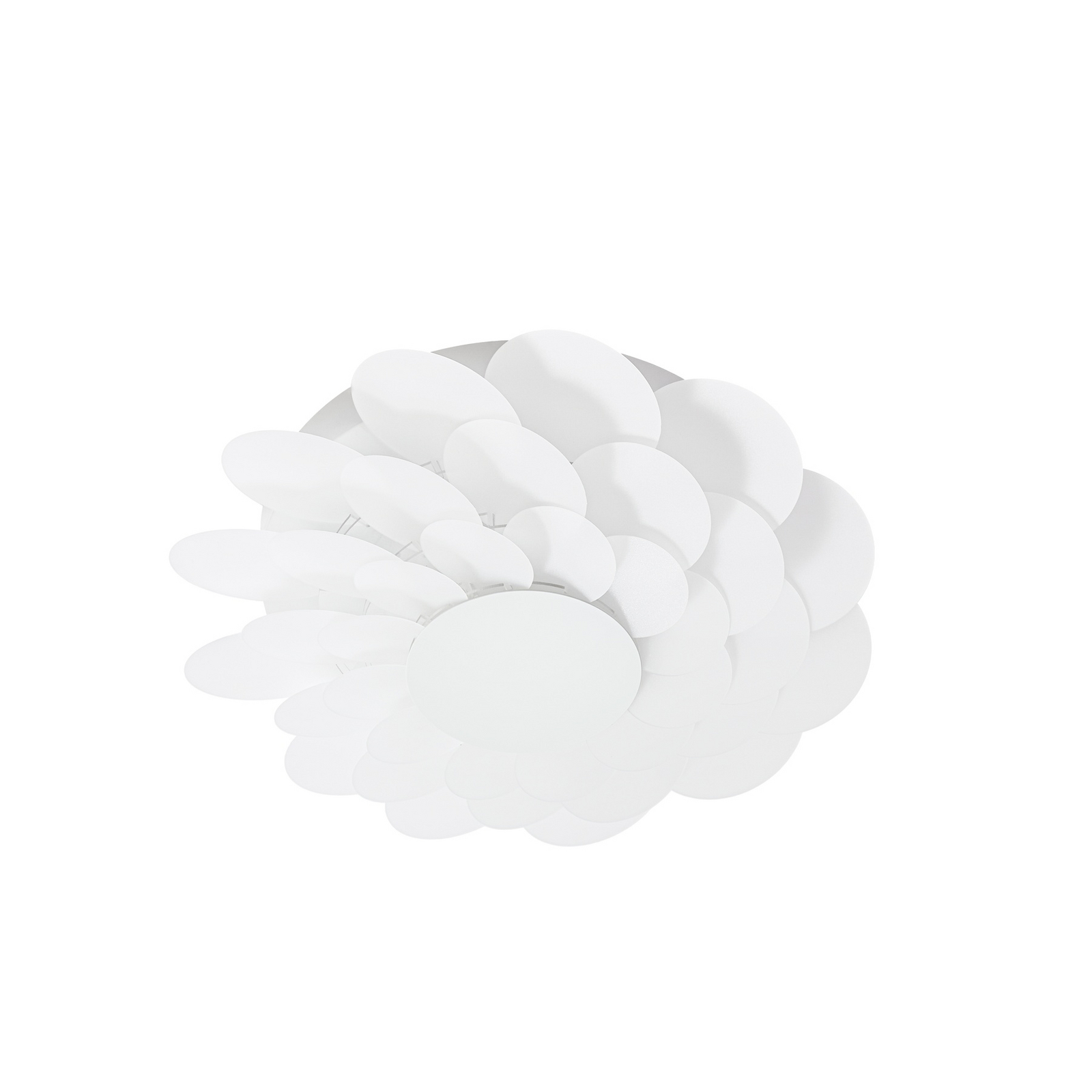 Applique murale LED Bloem, blanche, Ø 40 cm, à intensité variable, plastique - Applique murale LED Bloem, blanche, Ø 40 cm, à intensité variable, plastique -