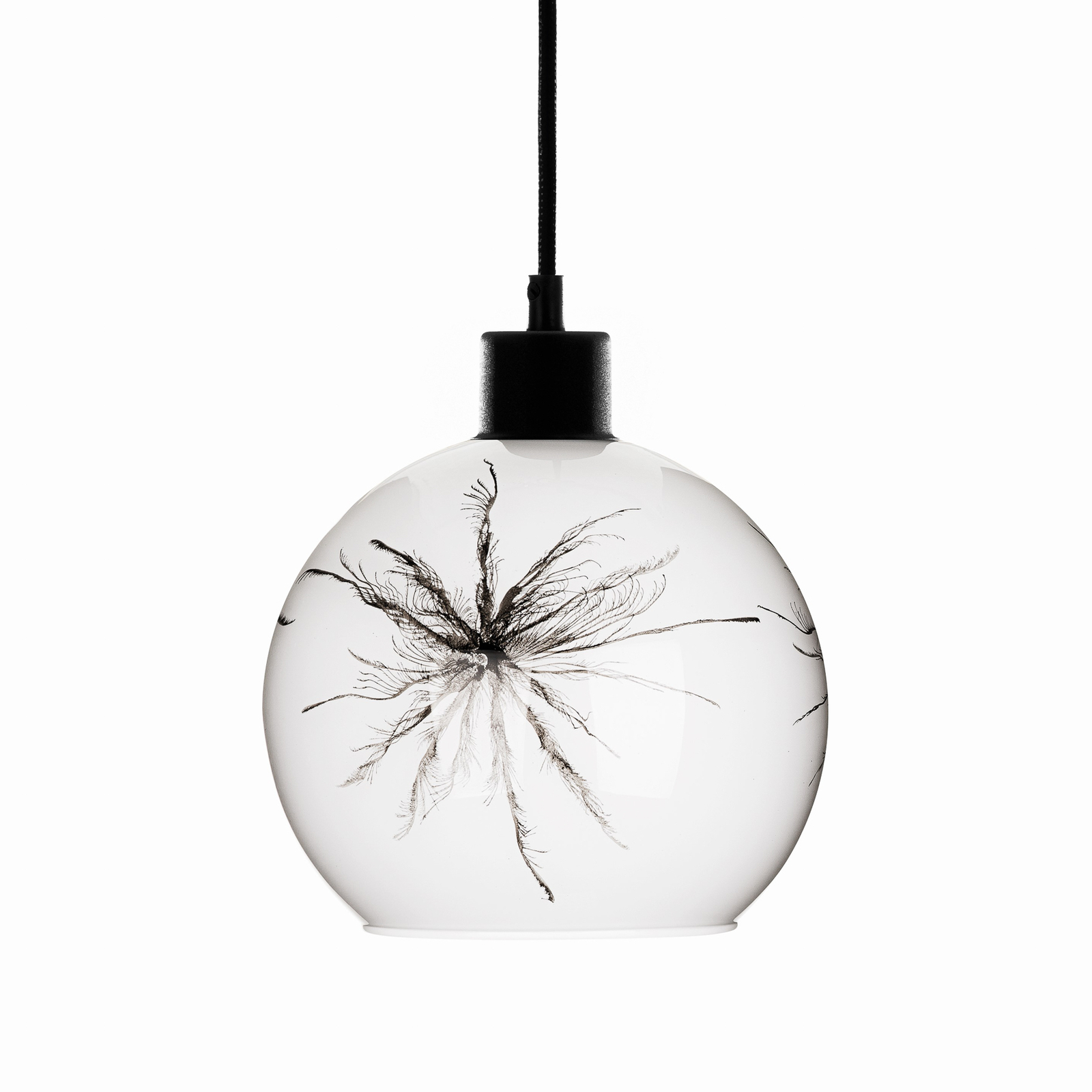 Lampa wisząca kula dandelion dekor strona Ø 20cm