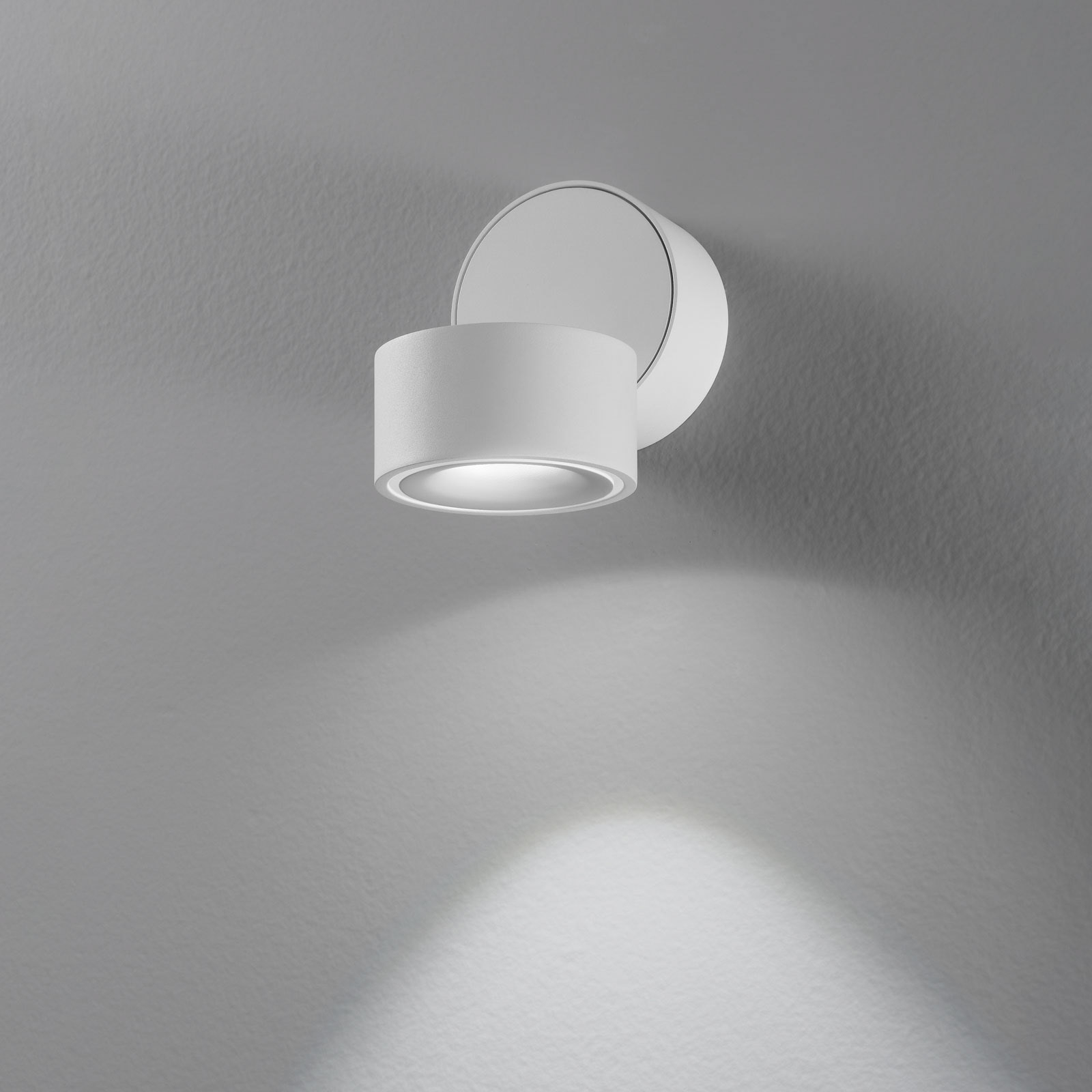 Egger Clippo spot LED soffitto, bianco, 3.000K