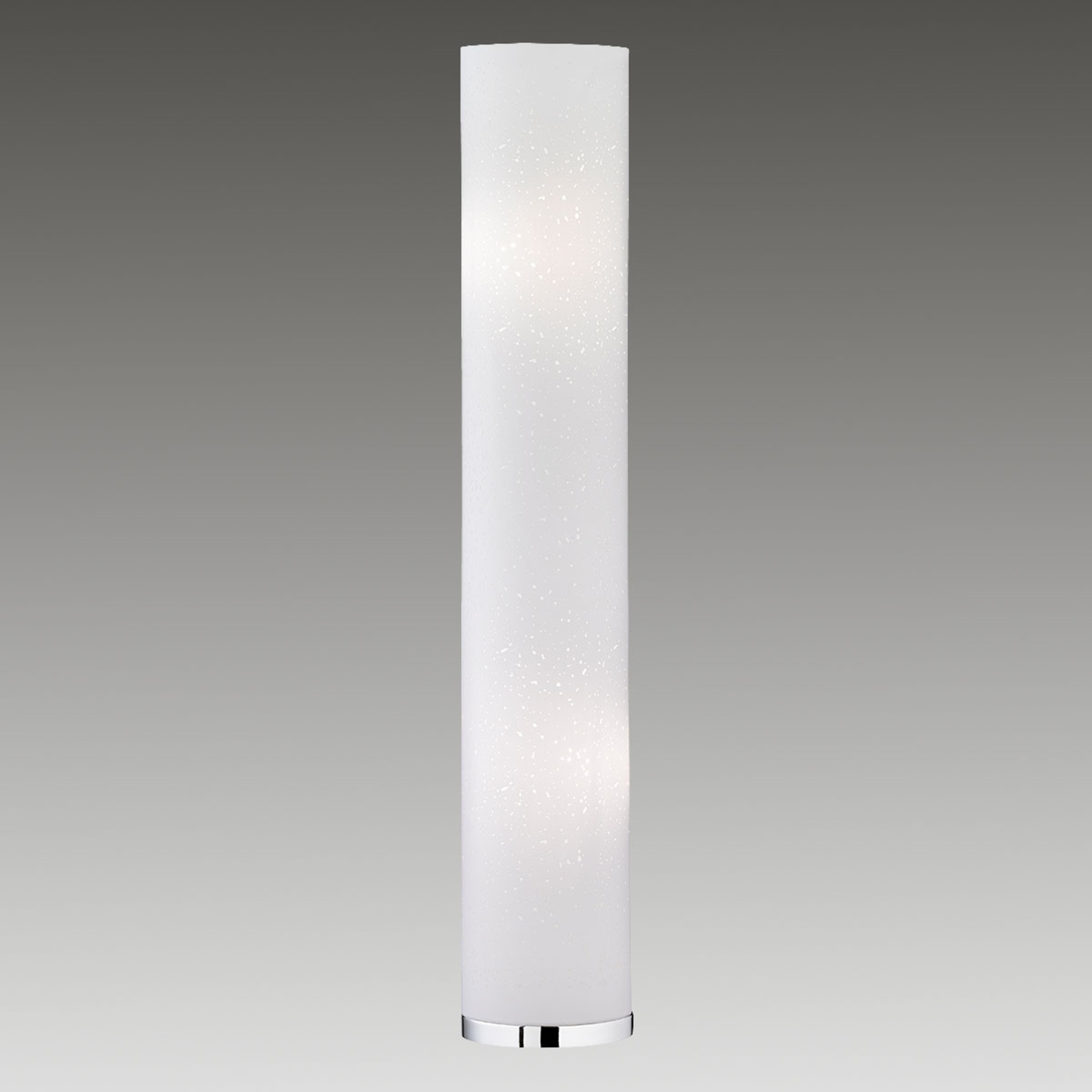 Fischer & Honsel Thor floor lamp 110 cm in white, for Living / Dining Room, metal, fabric, E14, 25 W, energy efficiency: A++, H: 110 cm