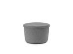 Hide Storage Pouf Small Grey - Normann Copenhagen