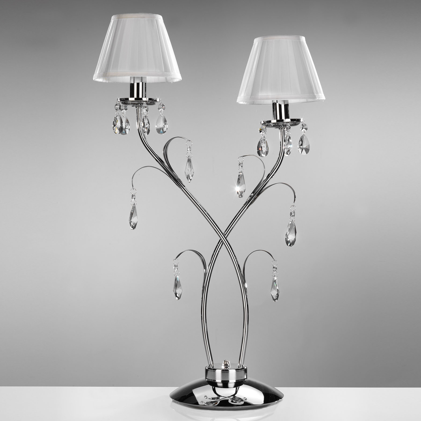 2 bulb table lamp