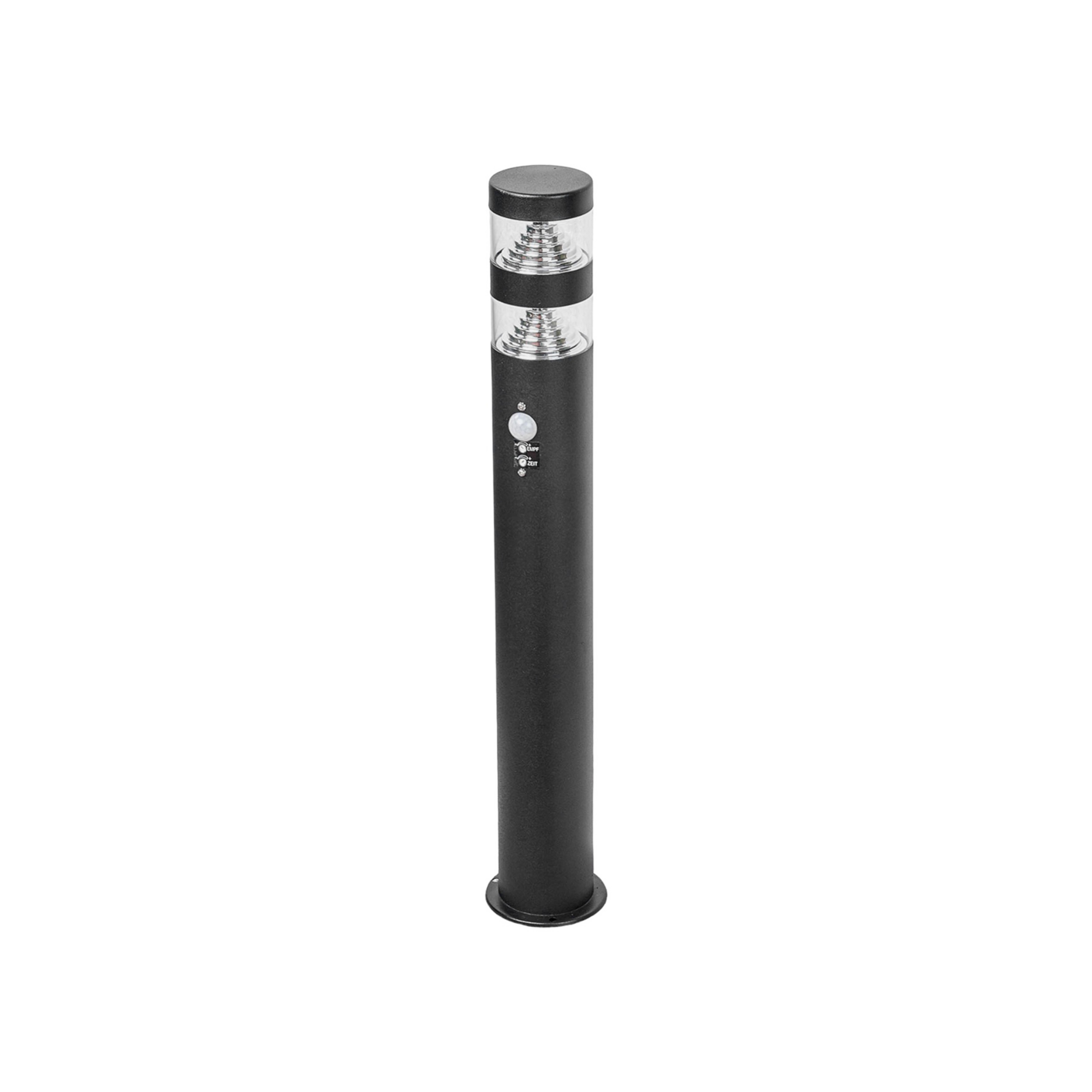 Lanea LED Gartenleuchte w/Sensor Black/Clear - Lindby