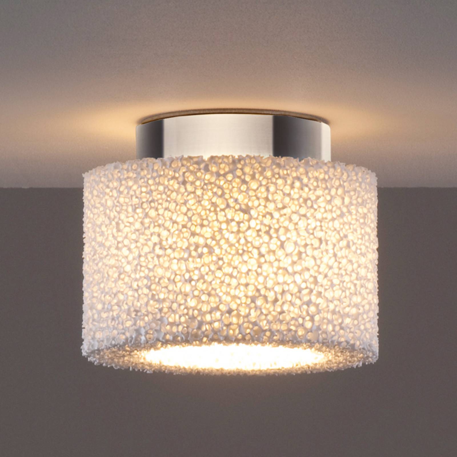Reef - lampa sufitowa LED z ceramiki piankowej