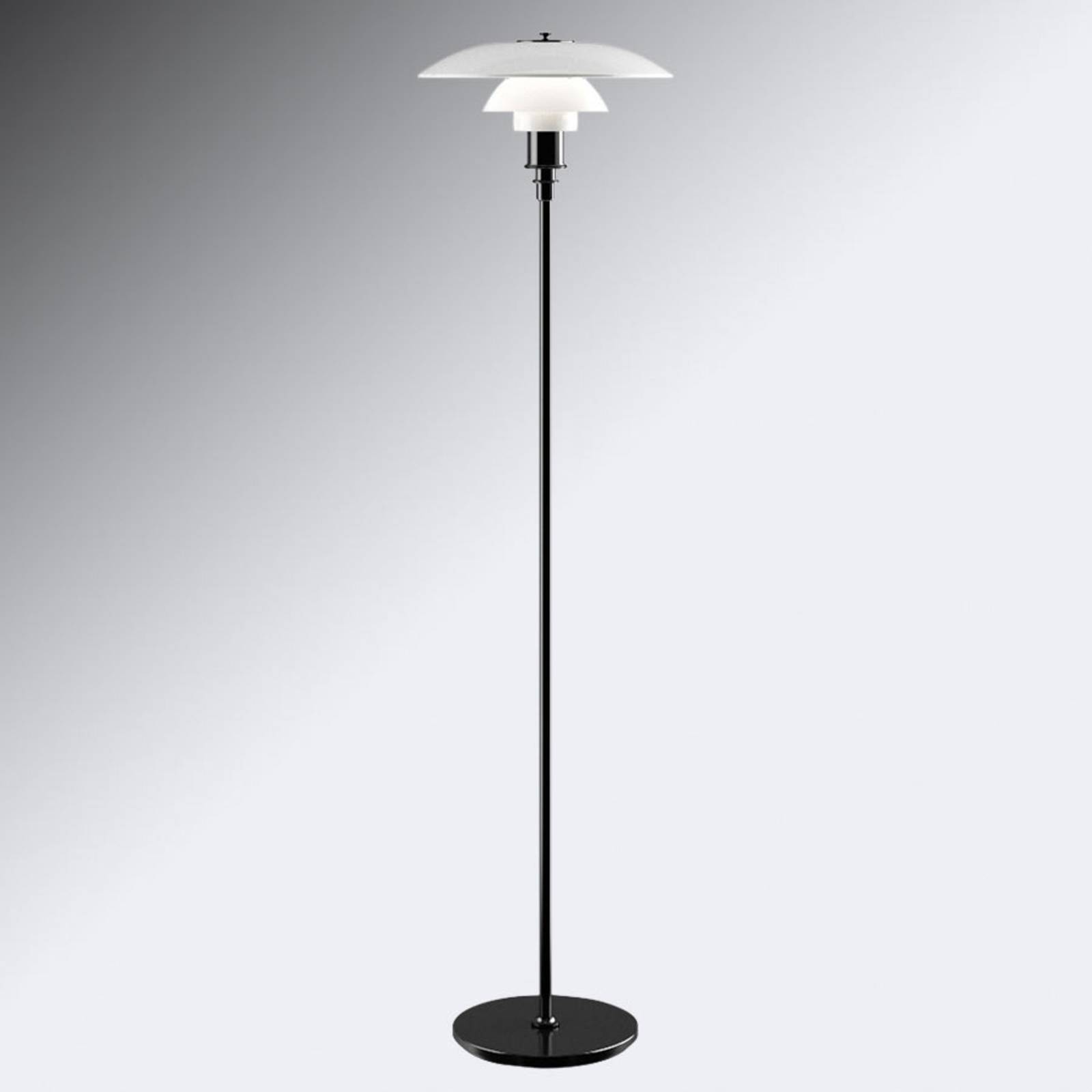 E-shop Louis Poulsen PH 3 1/2-2 1/2 stojaca lampa, čierna