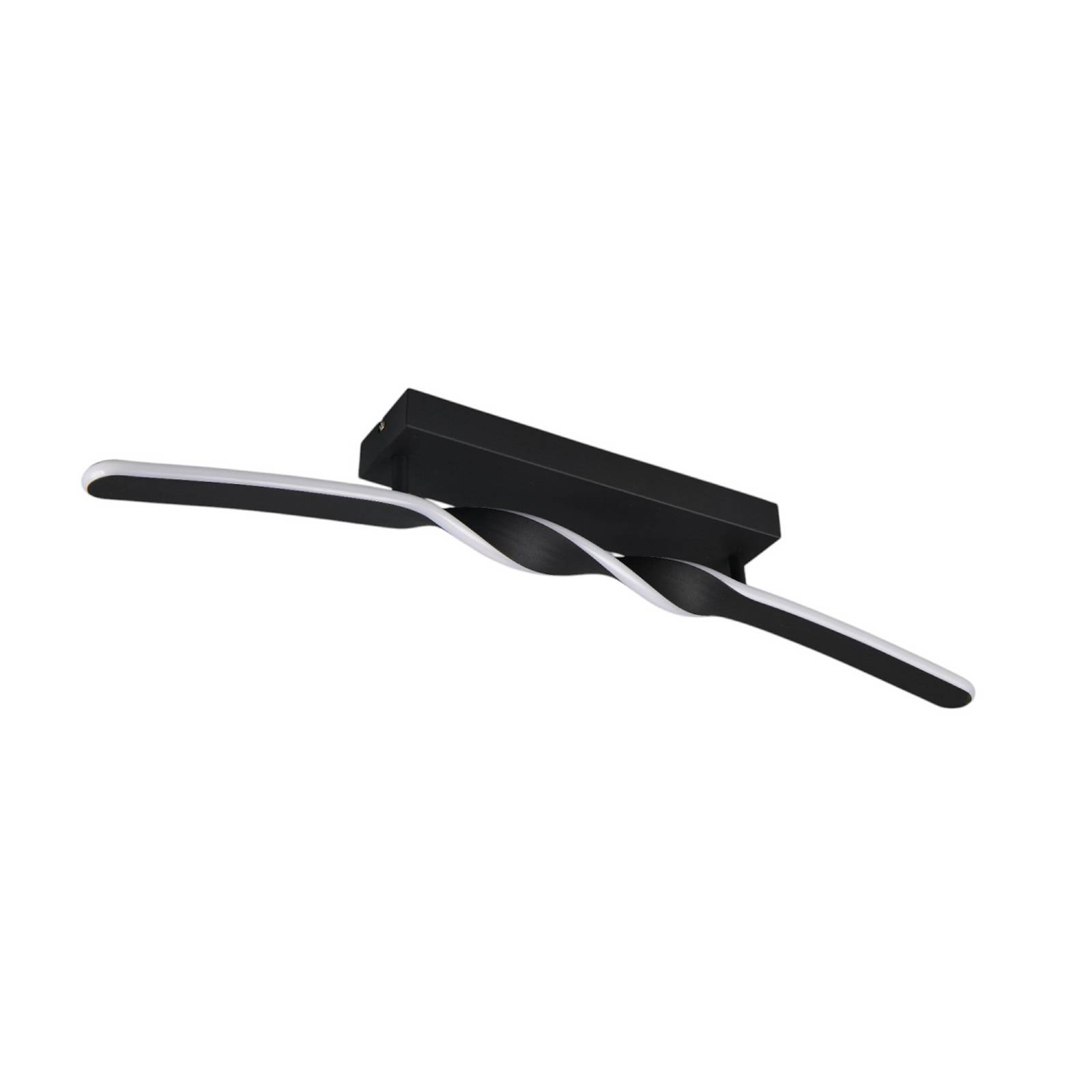 REALITY LED-Deckenleuchte GINKO, R65791132, 18W, 1980lm, 3000K, schwarz