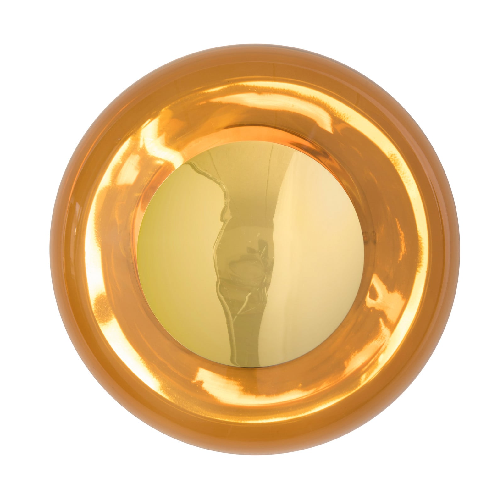 EBB & FLOW Aplică de perete Horizon Surface maro sticlă Ø 21 cm - Camera de zi / sufragerie - Scandinavă - maro auriu