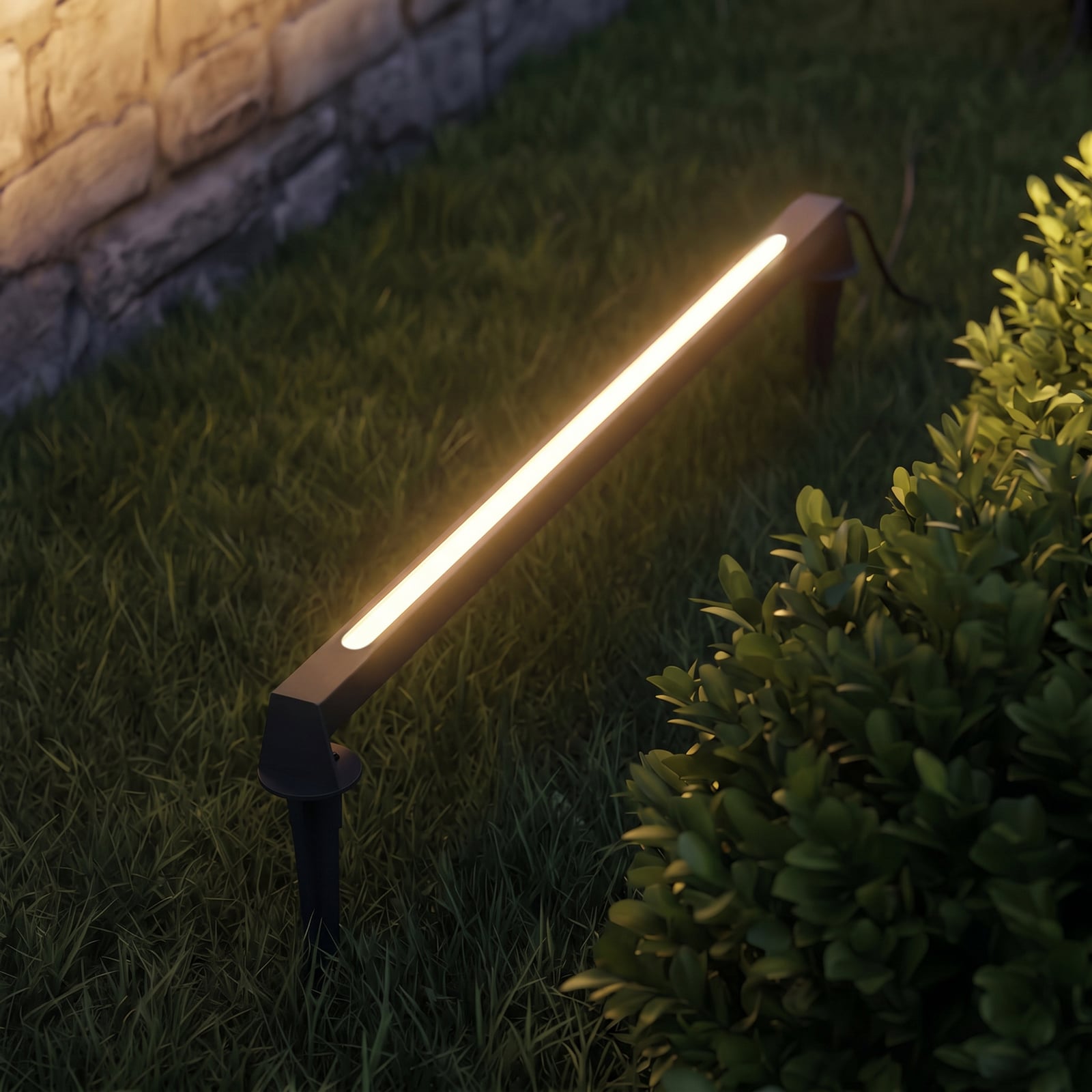 Zavio LED outdoor light, length 50 cm, anthracite, IP65 - Lindby Zavio LED outdoor light, length 50 cm, anthracite, IP65 - Lindby