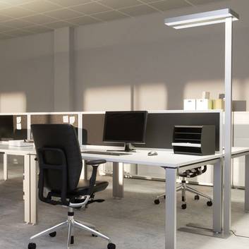 Logan lámpara de pie LED para oficina atenuable
