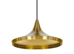 Beat Wide LED Pendant Brushed Brass - Tom Dixon