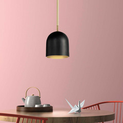 Lámpara colgante LED Cúpula, orientable 360°, 1 luz